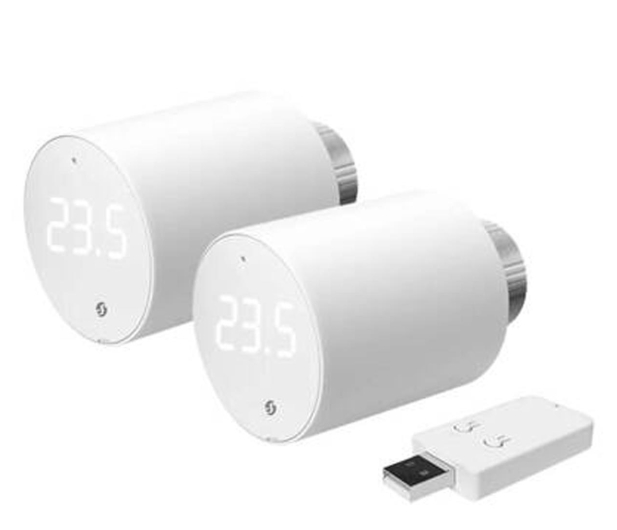 Shelly Głowica termostatyczna BLU TRV (2 sztuki z centralką) TRVBLU2-pack - 1305815 - zdjęcie